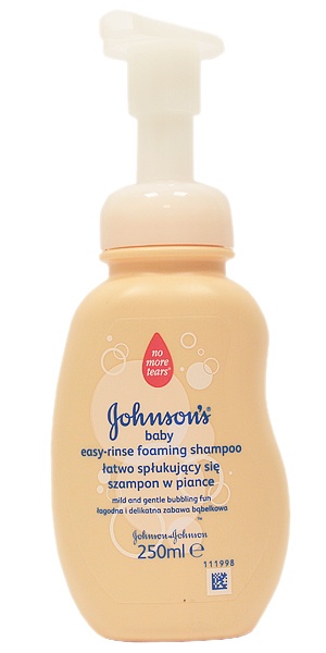 johnsons baby łatwo spłukujący się szampon w piance 250 ml