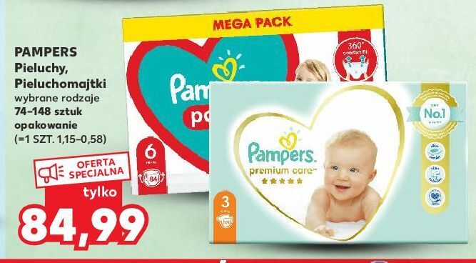 promocja pampers premium care 3