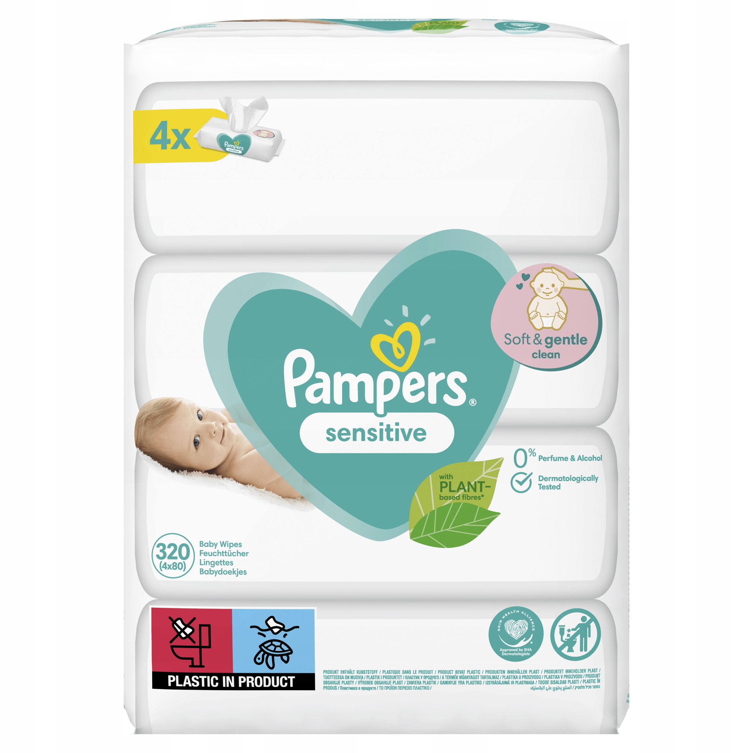 chusteczki pampers sensitive allegro