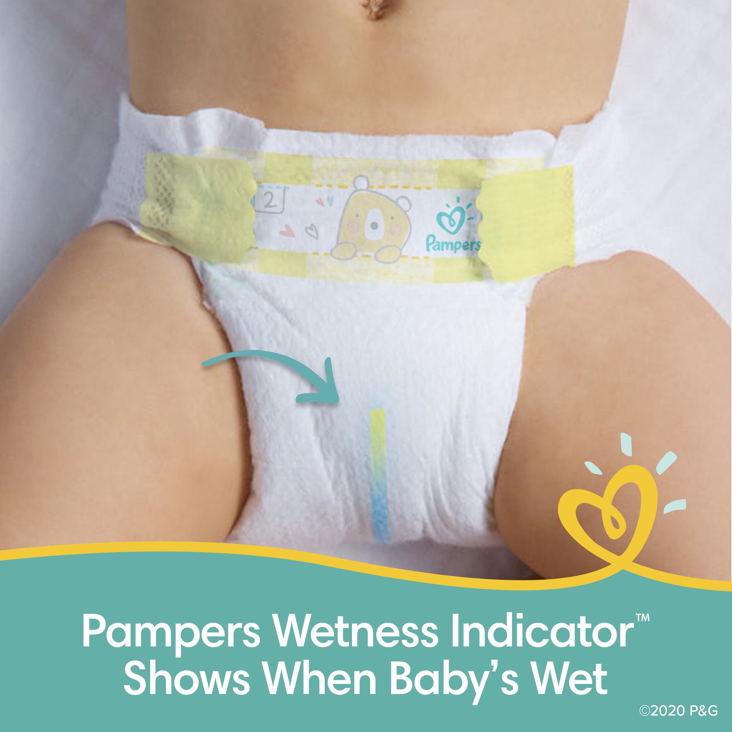 wet pampers