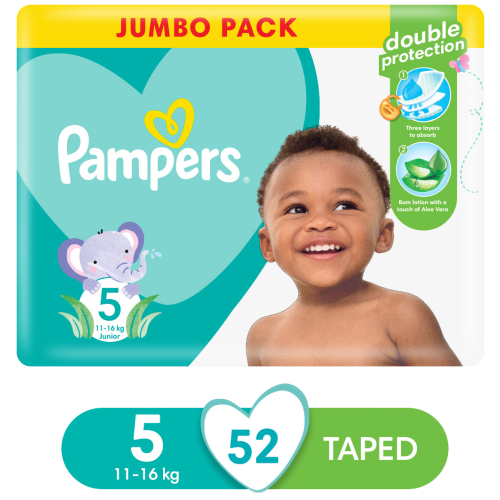 pampers jumbo pack size 6