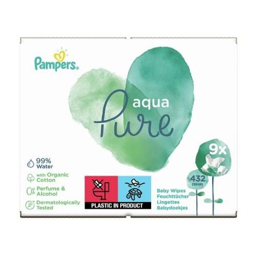 chusteczki nawilżane pampers aqua pure