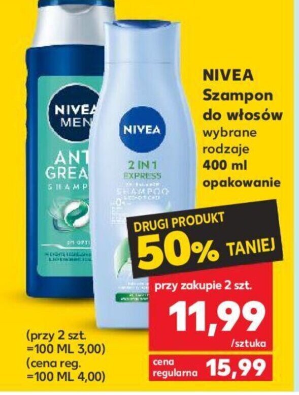 nivea men szampon rossman