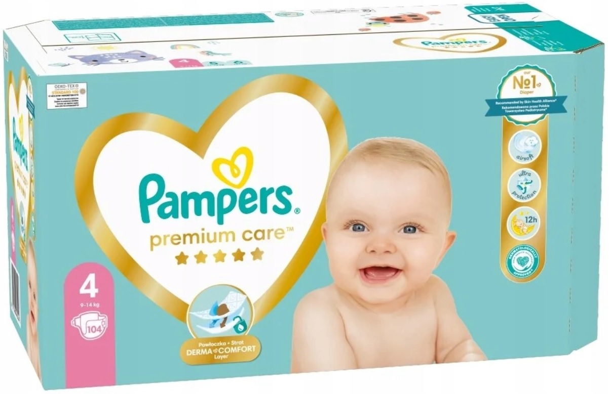 pieluchy pampers 4 premium care