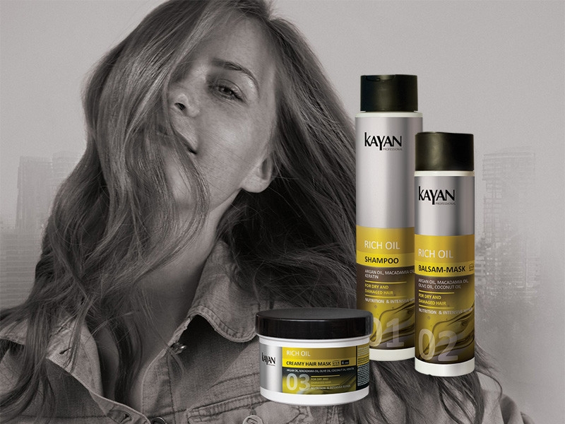 kayan professional rich oil balsam-maska do włosów suchych i zniszczonych