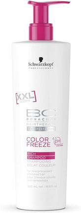 schwarzkopf bc color freeze rich szampon nabłyszczający do włosów
