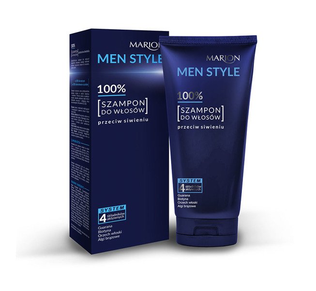marion men style 100 szampon do włosów przeciw siwieniu 150g
