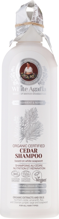 organiczny szampon cedrowy agafi wizaz