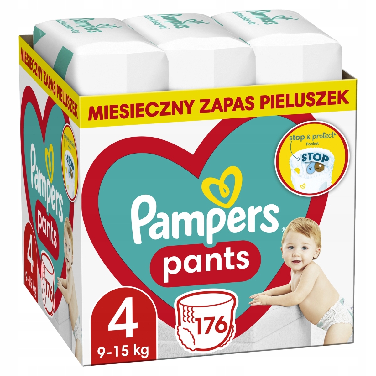 pampers pannts rozmiar 4+