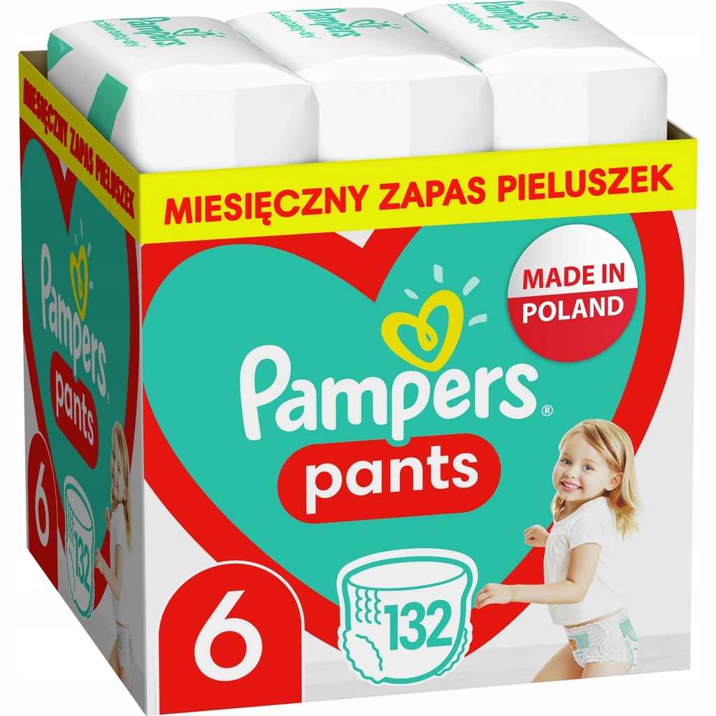 allegro pampers 132 szt