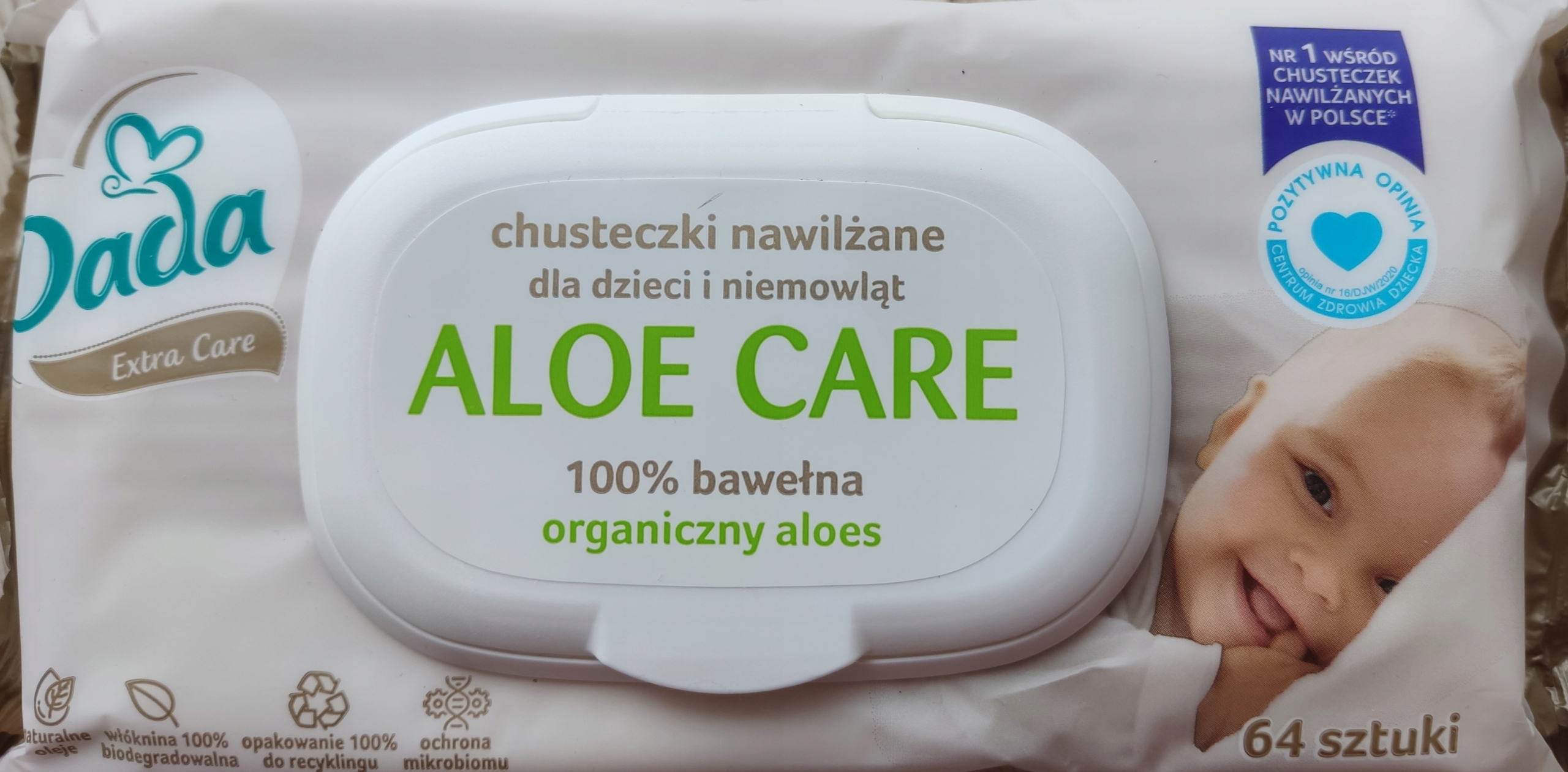 chusteczki nawilżane dada aloes