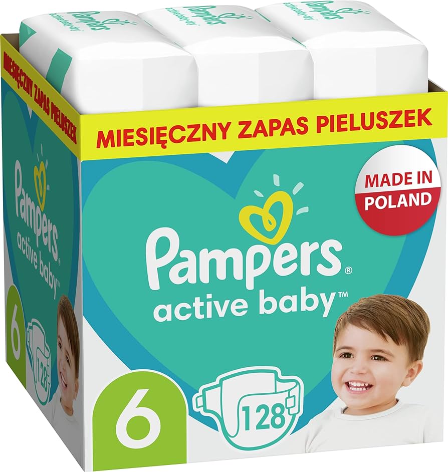 do jakiego miesiaca dziecko nosi pampers 4