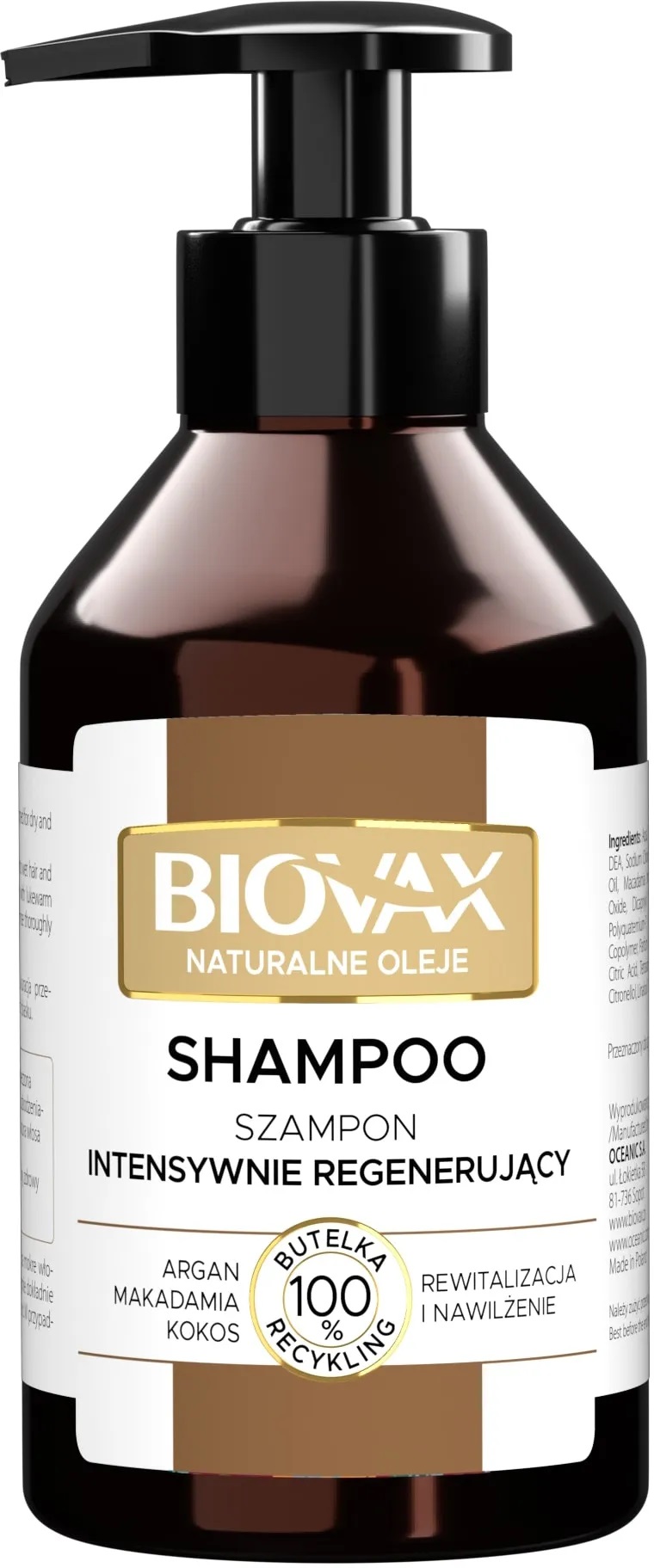 biovax imtensywnie regenerujacy szampon