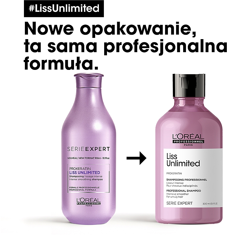 loreal szampon prostujący