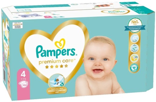 pampers pieluchy premium care 4 maxi 104 szt x 3