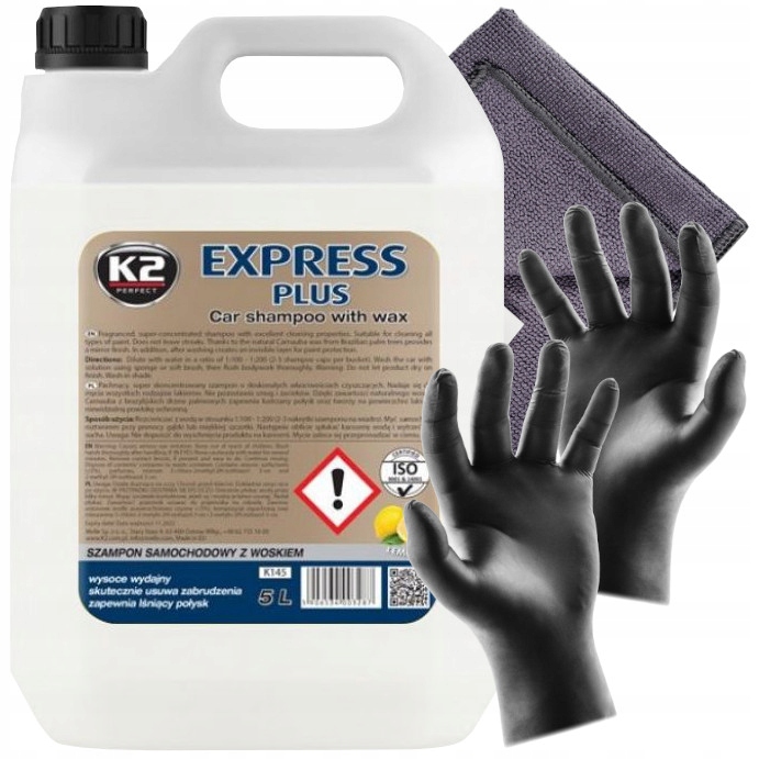 szampon z woskiem k2 5l