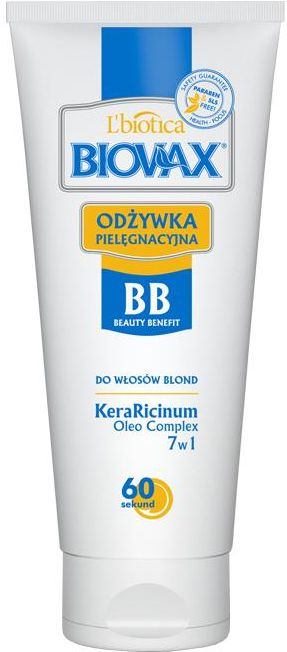 biovax odżywka bb do włosów blond 60 sekund 7w1