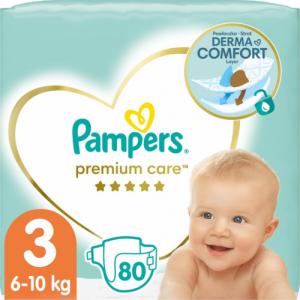 pampers premium care pieluchyi rozmiar 3 5-9kg 80 sztuk