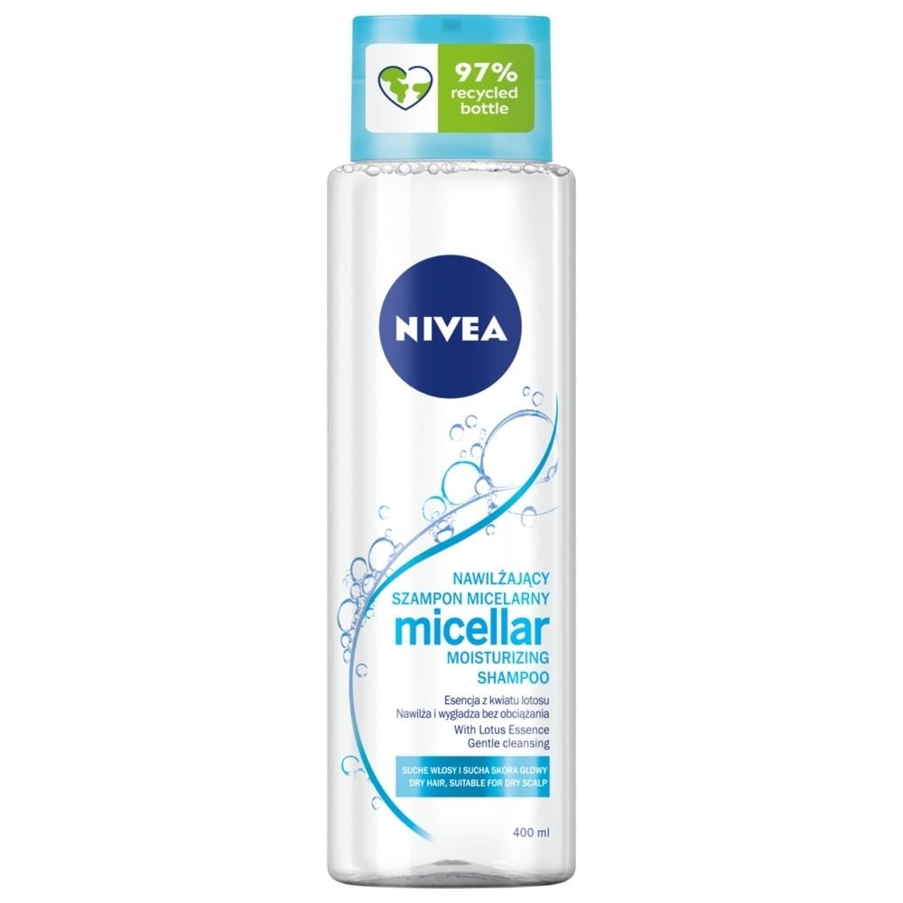 nivea nawilżający szampon micelarny 400 ml