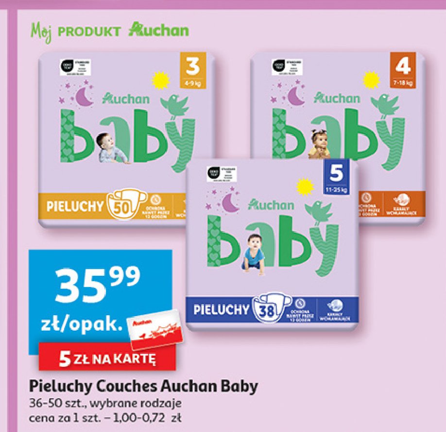 pieluchy comfort baby auchan