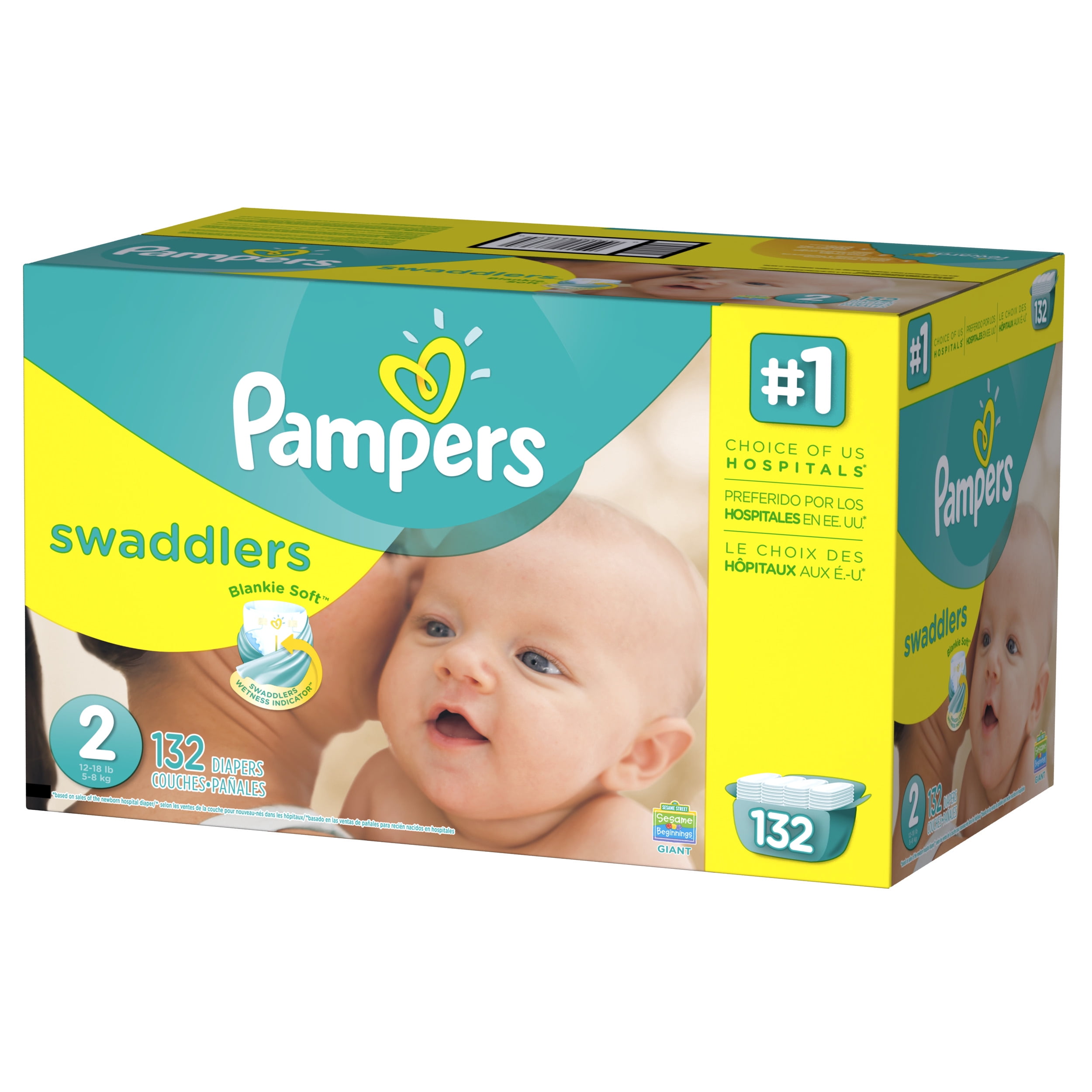 pampers swaddlers size 2