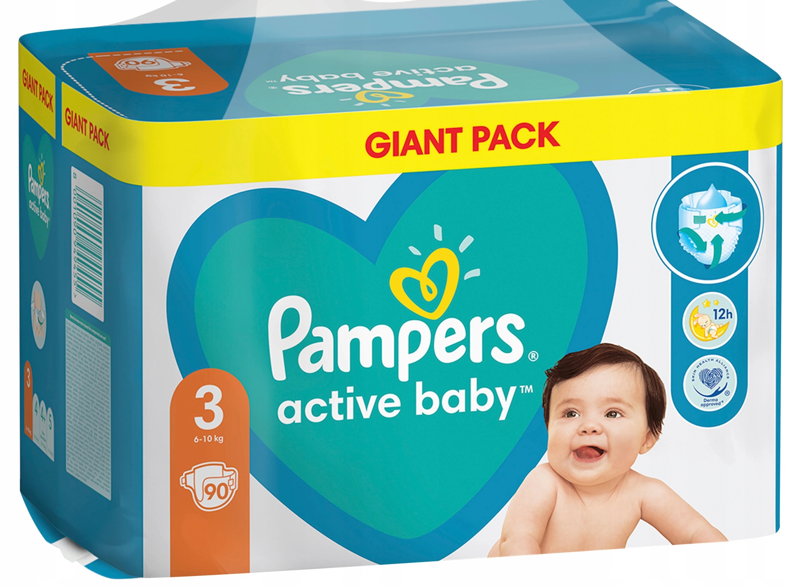 pampers active baby 3 giant pack