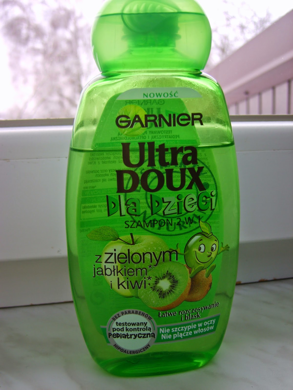 szampon garnier dla dzieci kiwi i zielone jabluszko