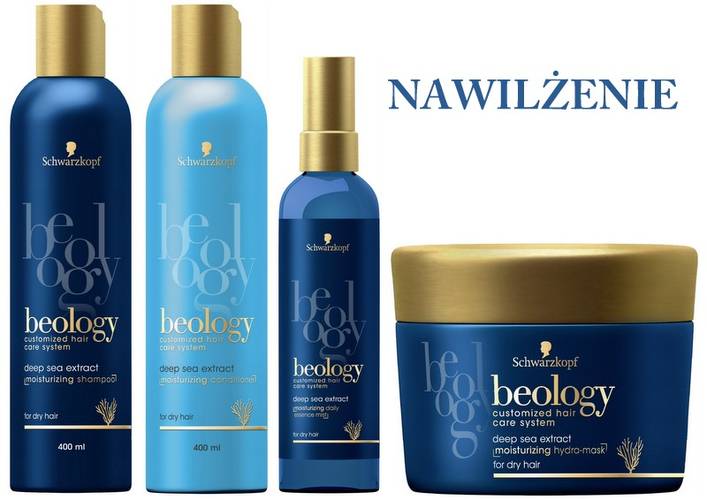 schwarzkopf beology wygładzający szampon ekstrakt z głębin mórz brunatna alga