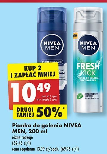 pianka do golenia nivea nawilżająca