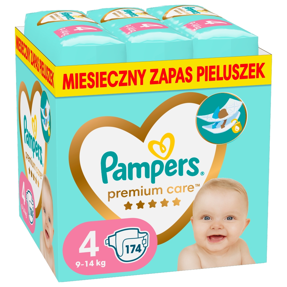 pampers premium care zielonr