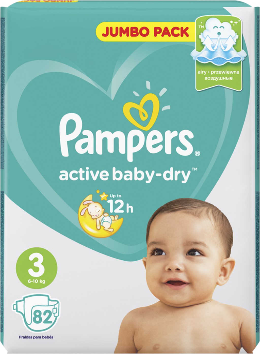 pampers bady dry 3+