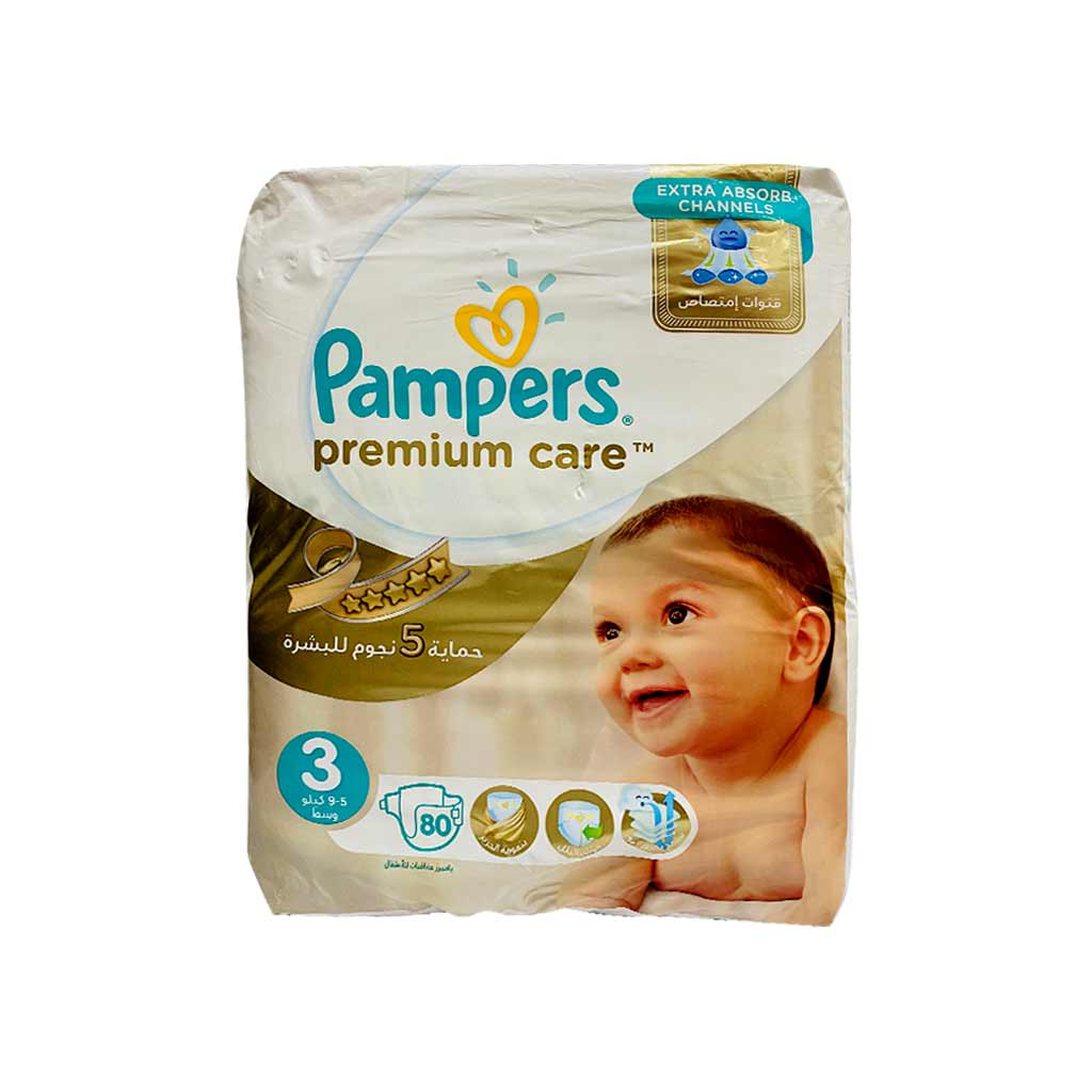 pampers premium care s3 5-9kg opakowanie 80szt