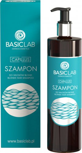 basiclab dermocosmetics capillus szampon do włosów blond 300 ml