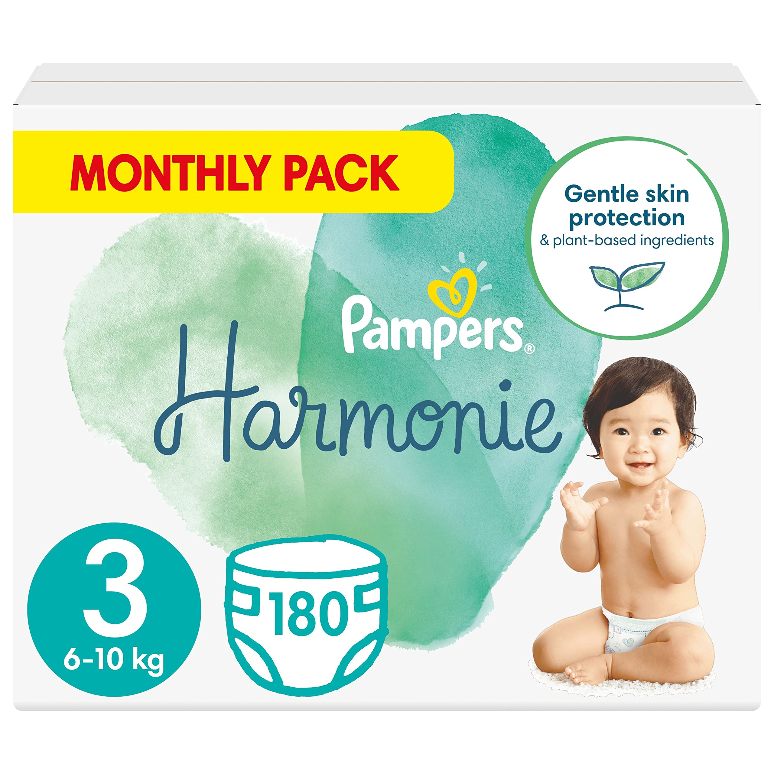 pampers niebiesko-zielone