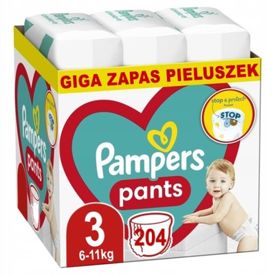 pielucho majtki pampers 3 allegro