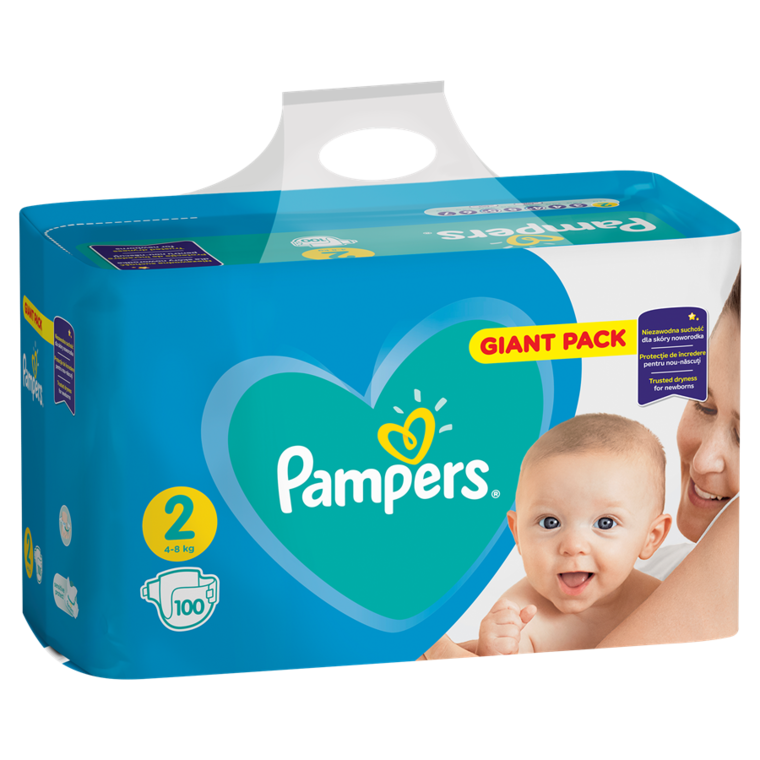 pieluchy pampers new baby dry 2 mini 100 szt rossmann