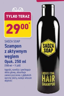 sadza szampon do włosów z węglem aktywnym 250 ml