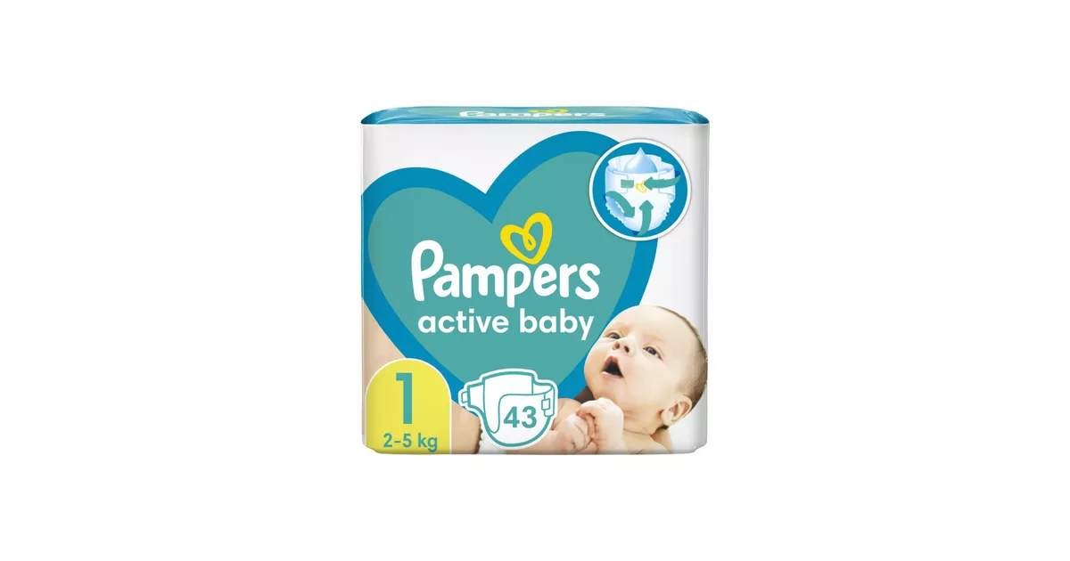 pampers 1 2-5 kg cena 43 szt