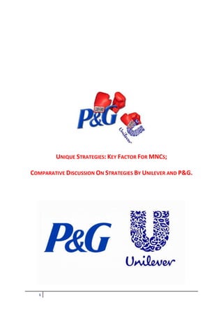 pampers p&g unilever