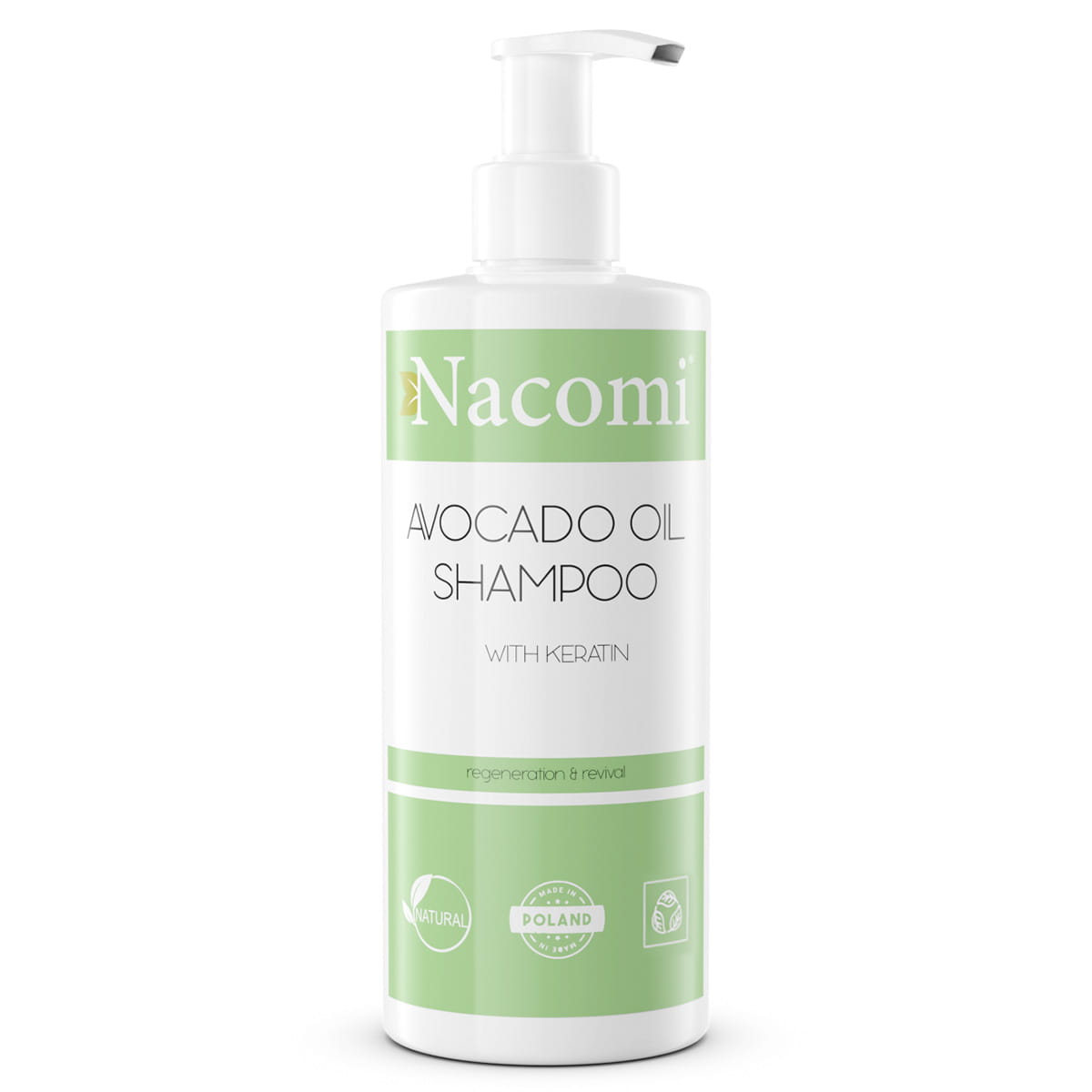 nacomi szampon z keratyną i olejem avocado