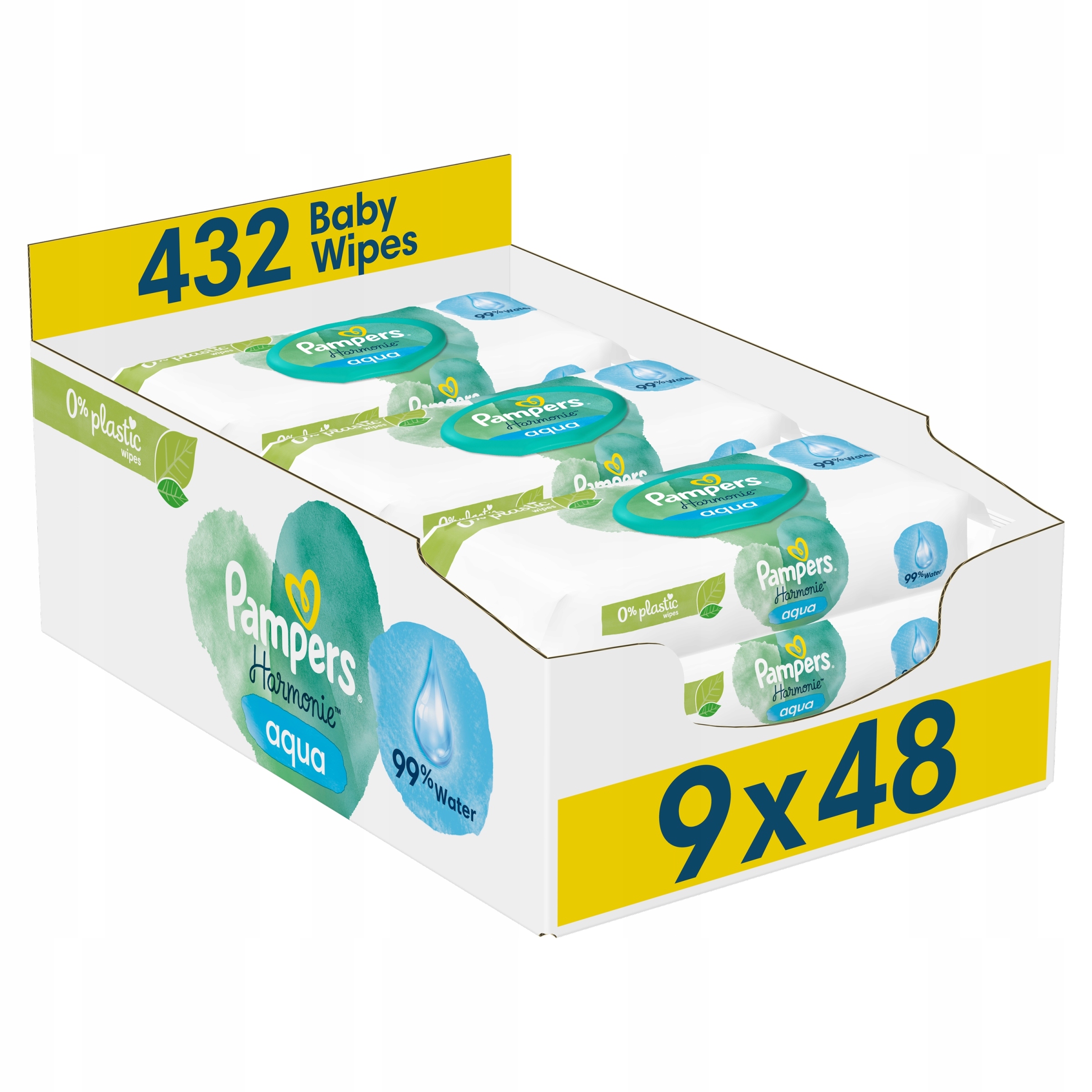 pampers chusteczki natural clean 12x64 szt