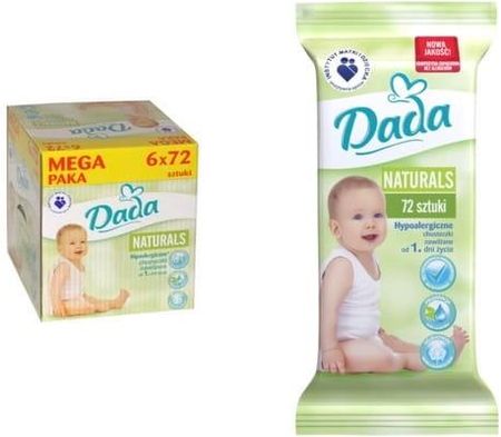 chusteczki nawilżane dada naturals