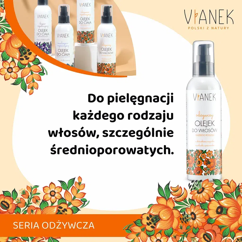 vianek olejek do włosów