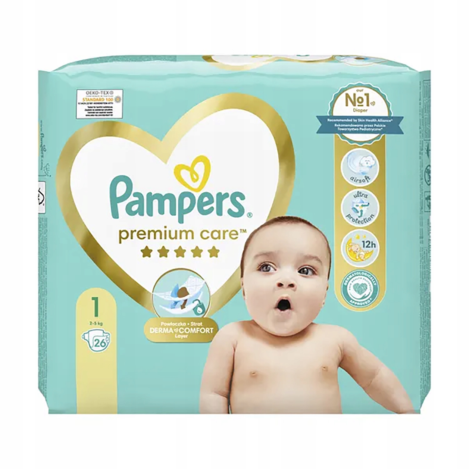 pampers premium care 1 43szt 2-5 kg