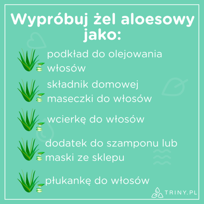 odżywka z aloesu do włosów domowa