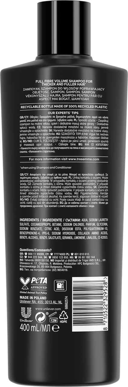 tresemme collagen fullness szampon do włosów