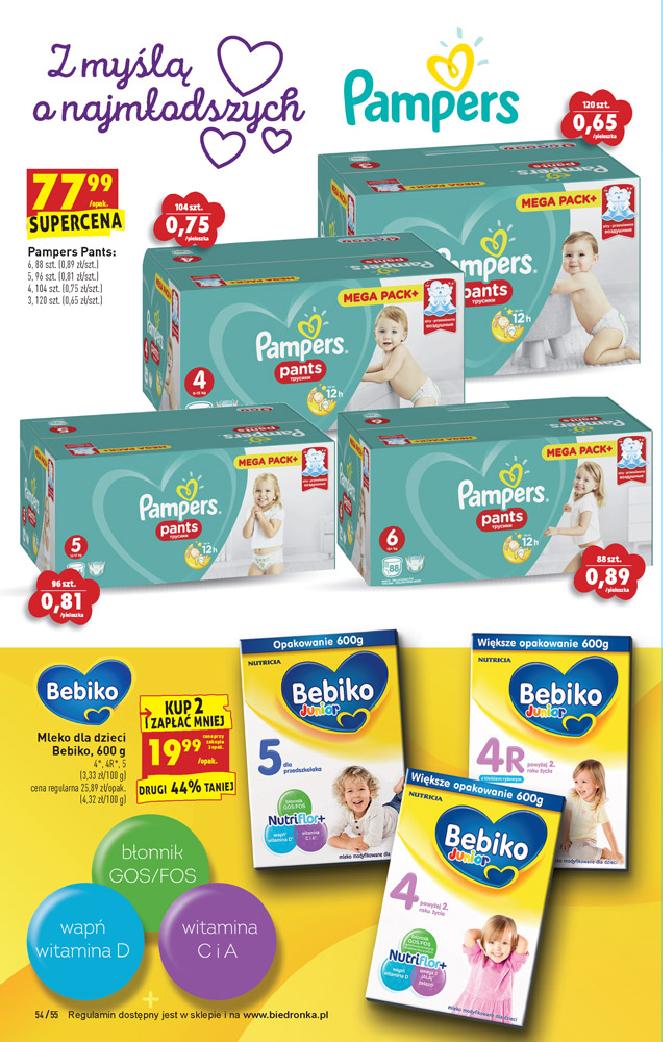 pampers 5 biedronka 2019