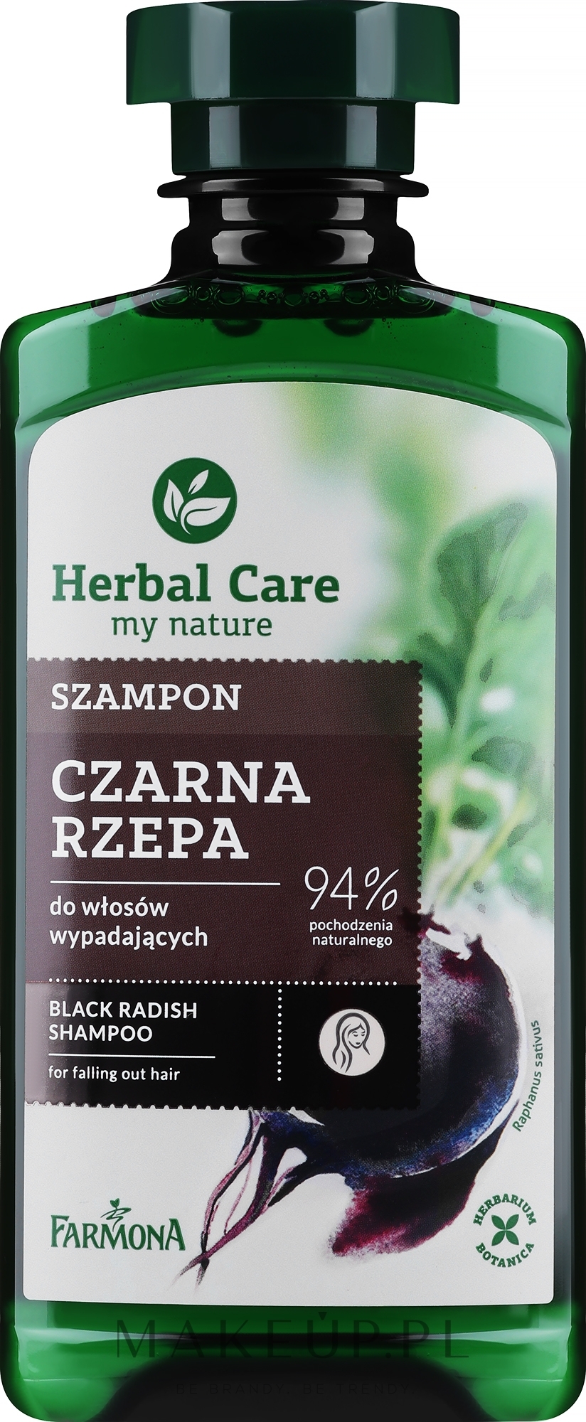 herbal care szampon czarna rzepa