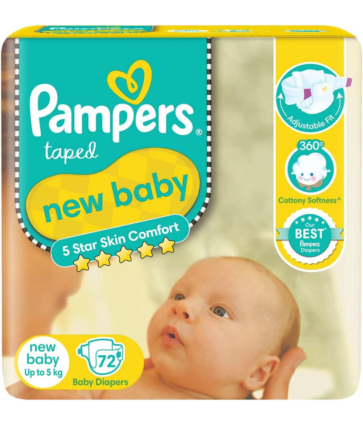 pampers new baby dry i active baby dry