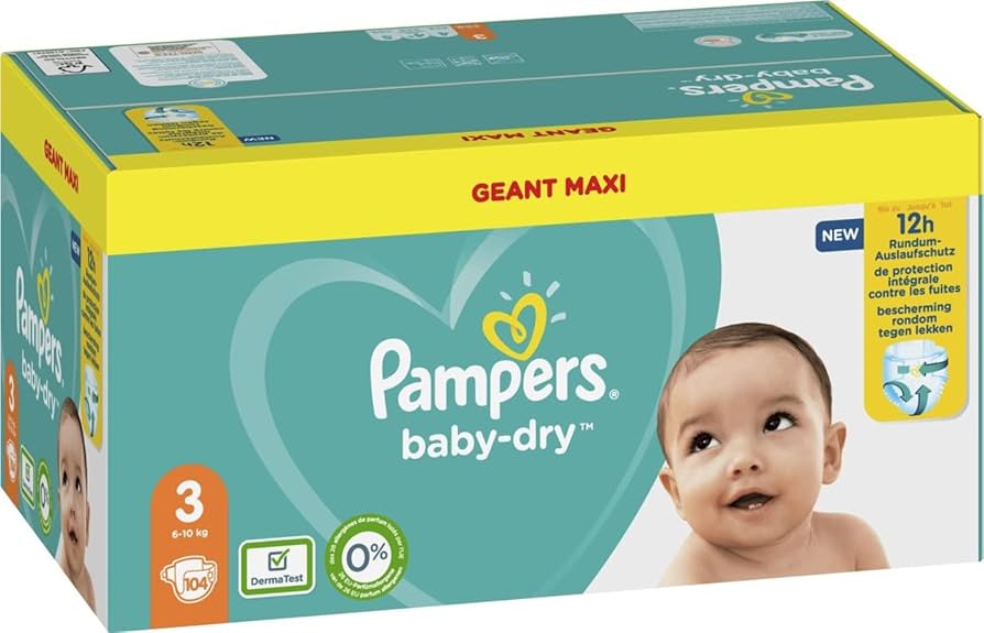 pampers active baby dry 3 120szt